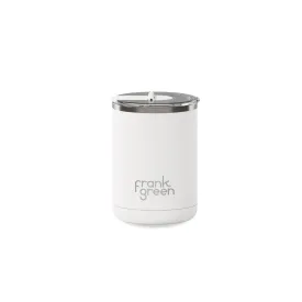 12oz Stainless Steel Ceramic Cup With Hinged Lid Cloud
