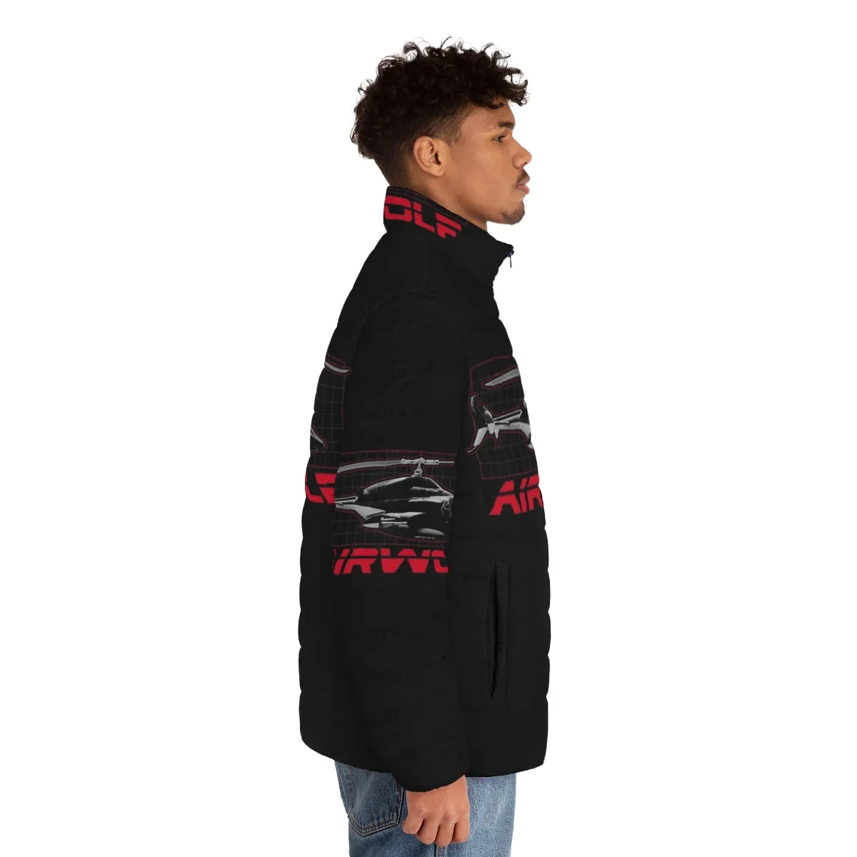 Airwolf Puffer Jacket 2 - Retro 80s TV Show Inspired Outerwear