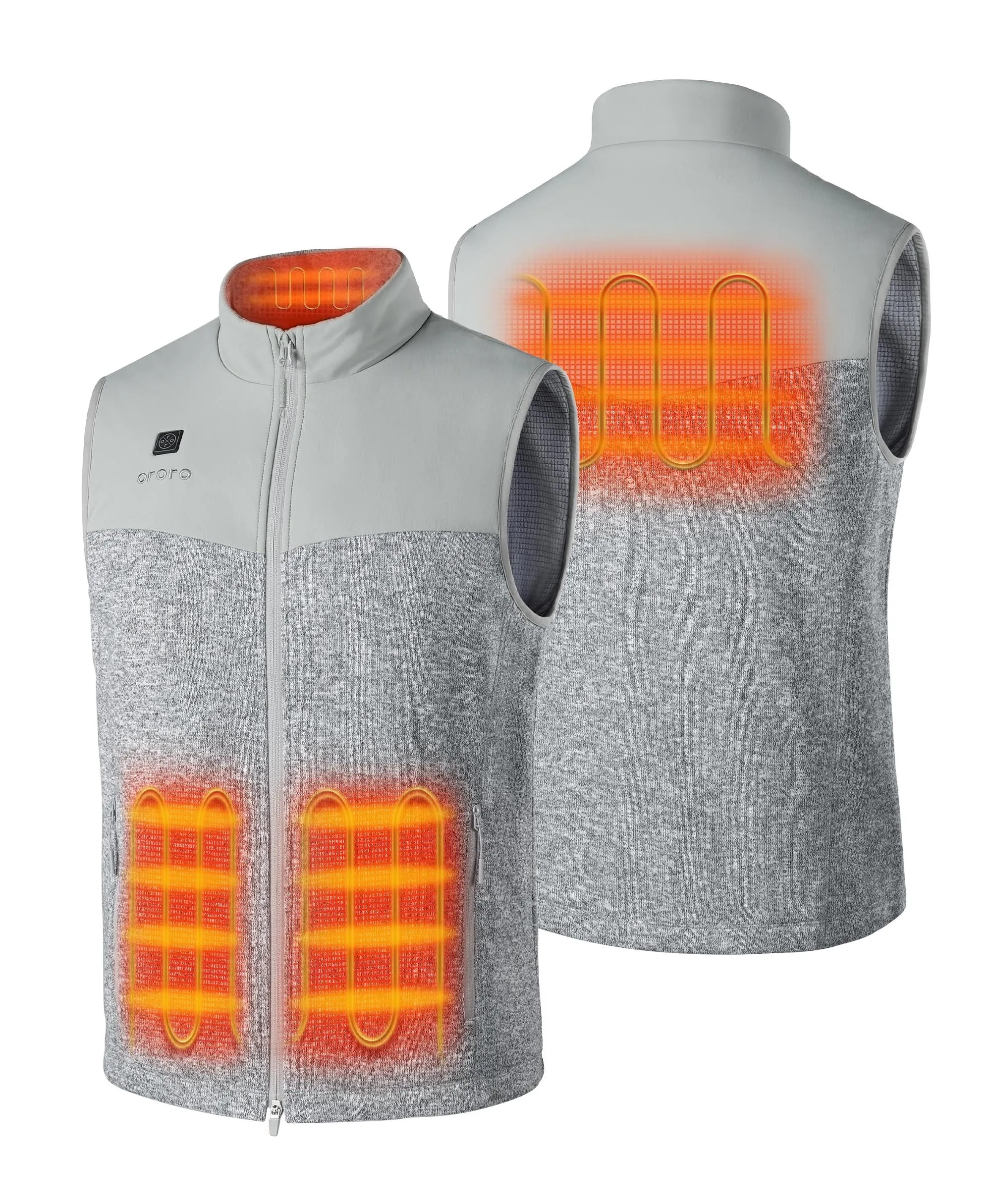 Augusta Men's Heated Sweater Fleece Gilet