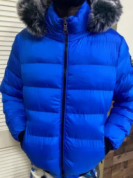 Avenue Paris - Men's Puffer Jacket - Blue