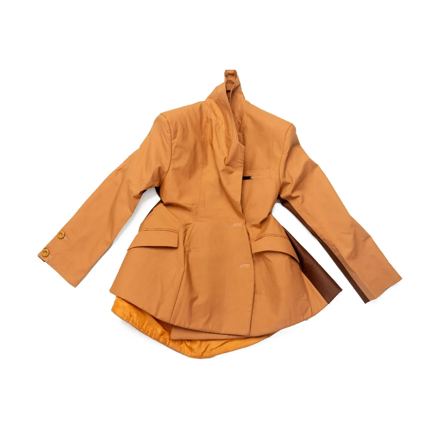 Beige Cotton Blazer
