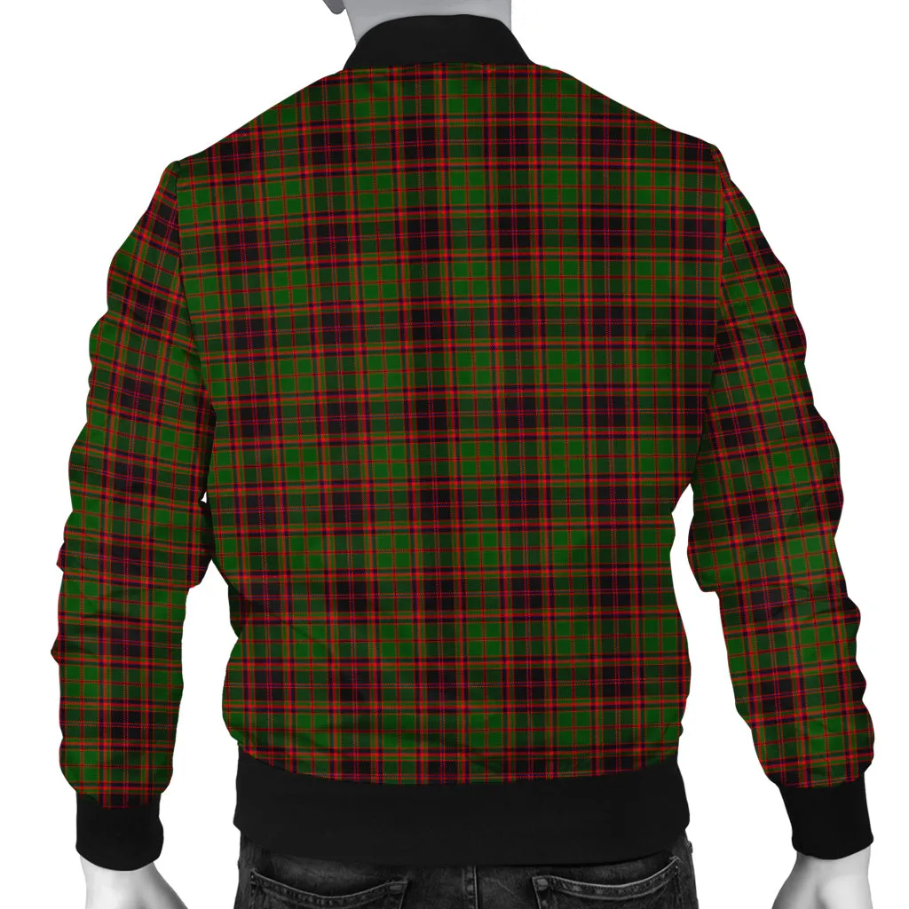 Buchan Tartan Bomber Jacket with Family Crest