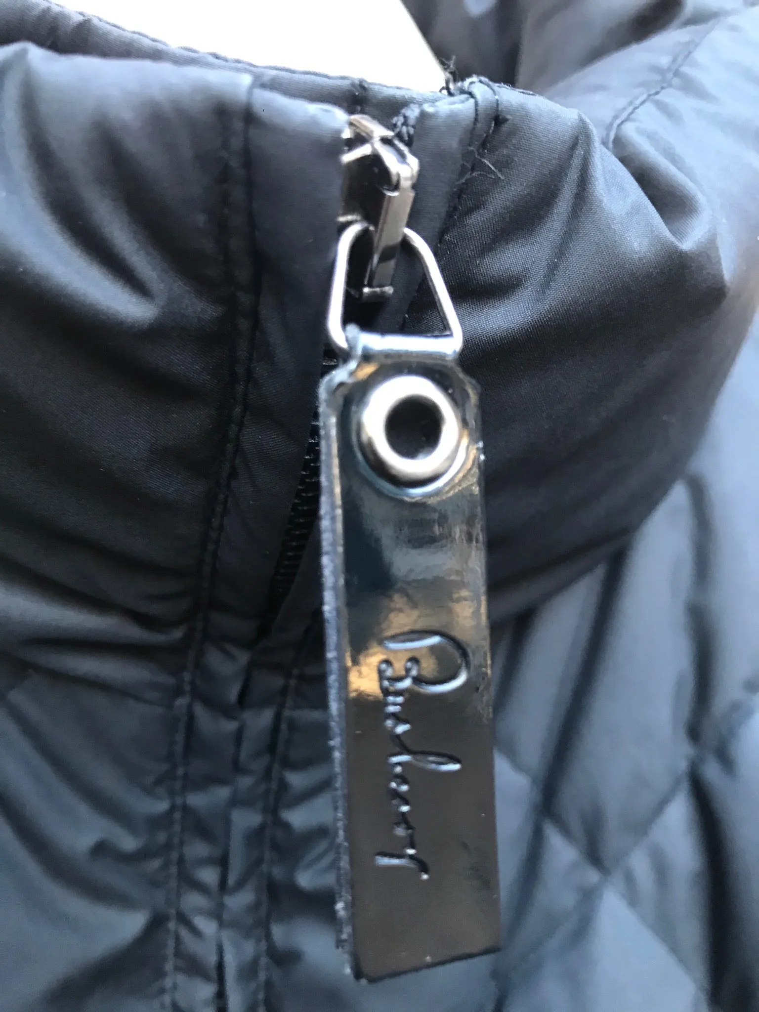 BURBERRY LONDON 3/4 Length Quilted Down Coat