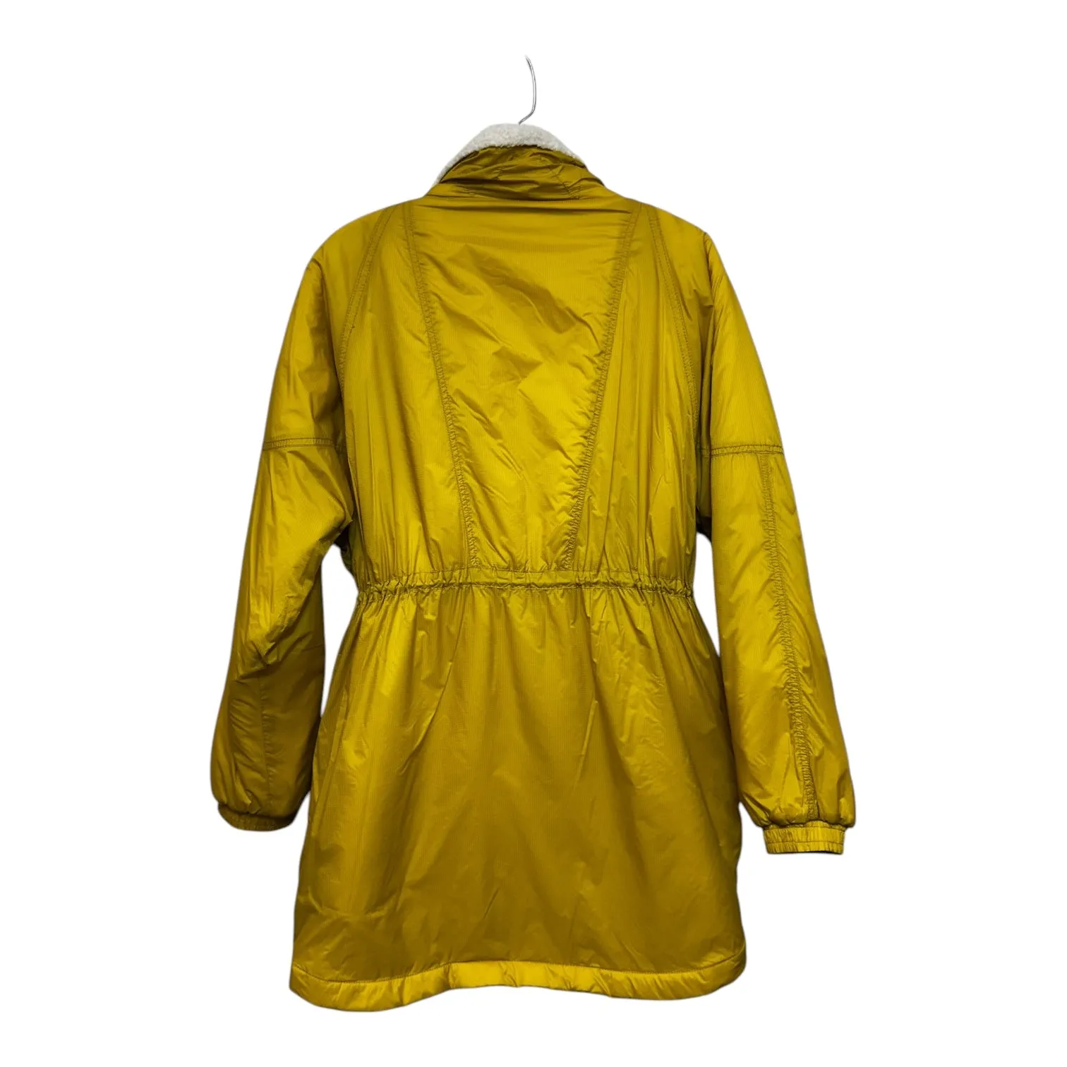 Coat Puffer & Quilted By Saturday/sunday In Yellow, Size: M