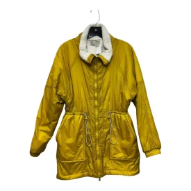 Coat Puffer & Quilted By Saturday/sunday In Yellow, Size: M