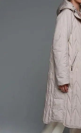 Demi-Season Coat in Ivory