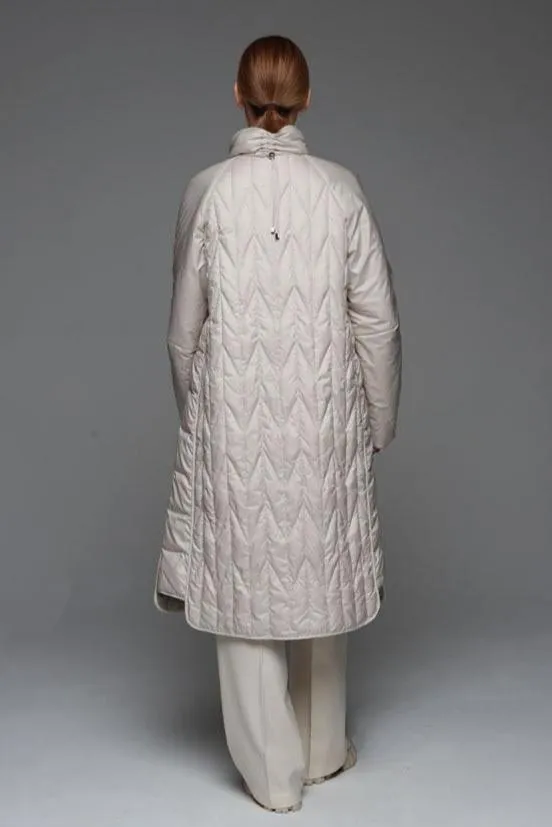 Demi-Season Coat in Ivory