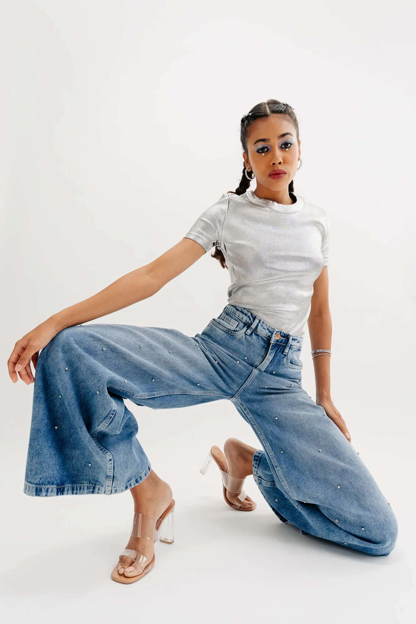 Embezzled Flare Jeans