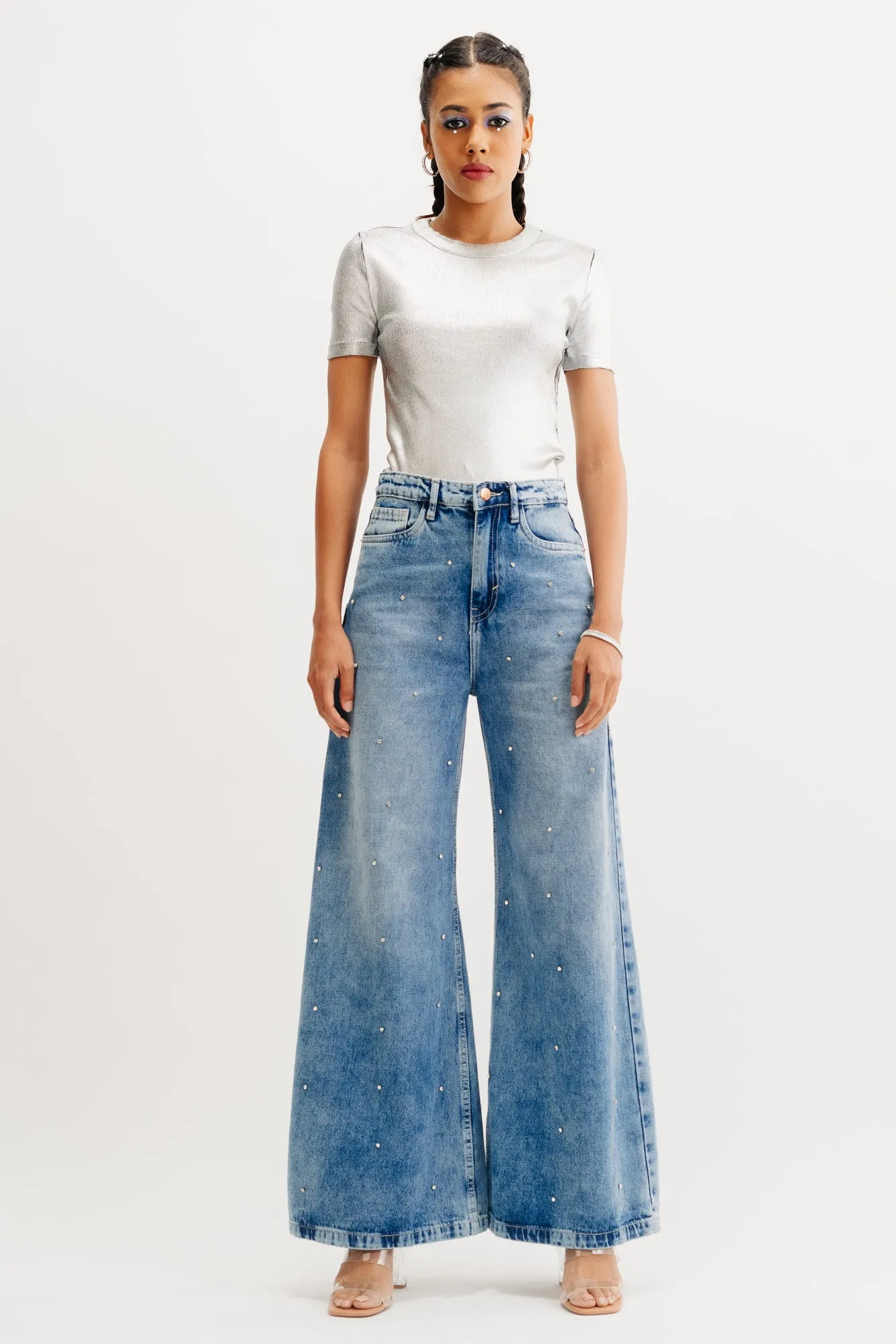 Embezzled Flare Jeans