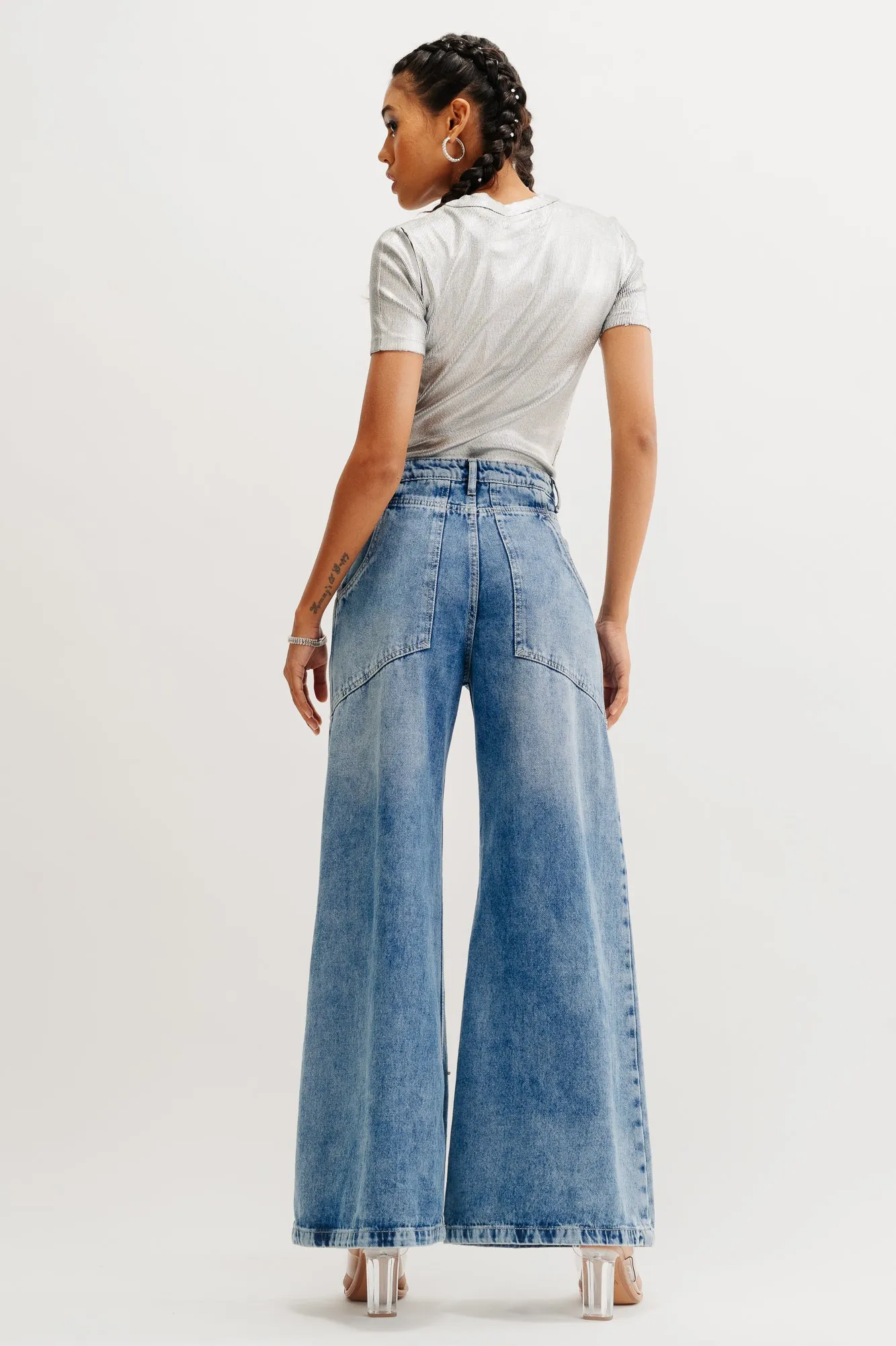 Embezzled Flare Jeans