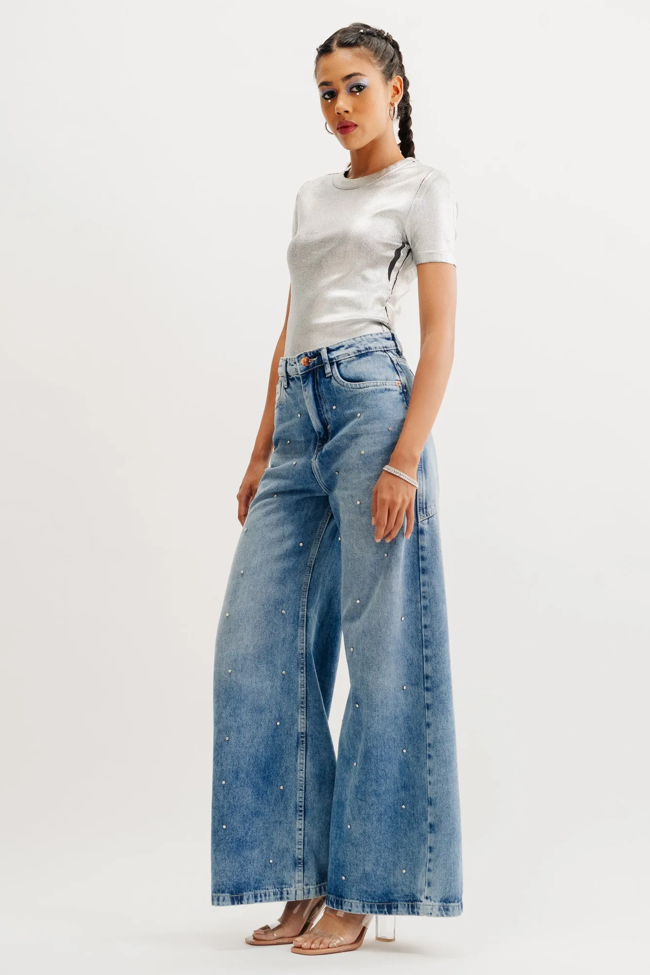 Embezzled Flare Jeans