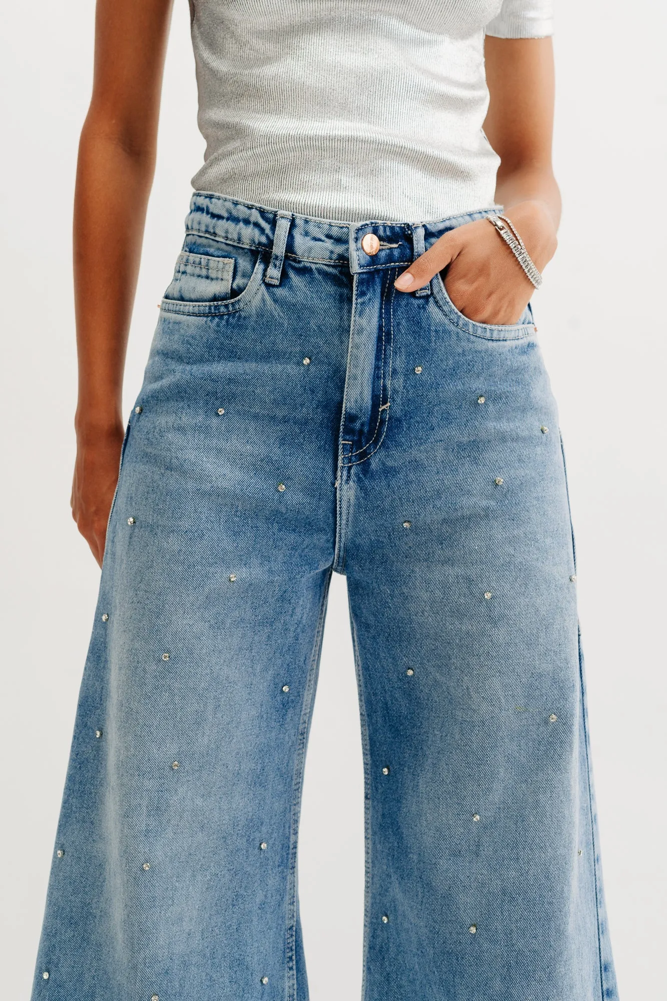 Embezzled Flare Jeans
