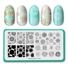 Fireworks Frenzy (M445) - Nail Stamping Plate