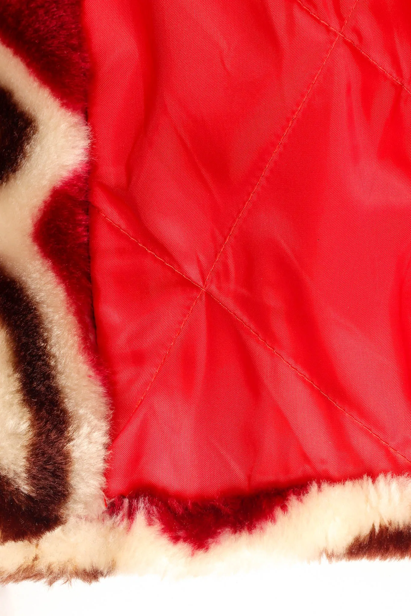 Floral Faux Fur Fleece Coat