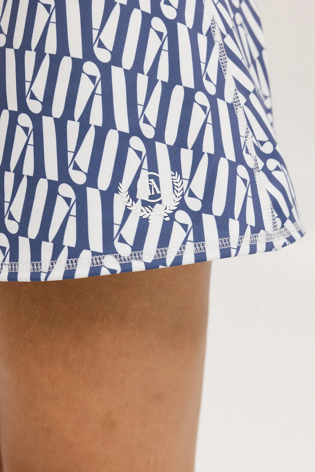 George Skirt - Indigo/White FA