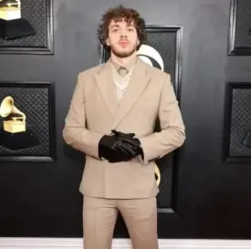 Grammys Awards 2023 Jack Harlow Beige Blazer
