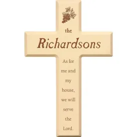 Ivory Cross 7x11
