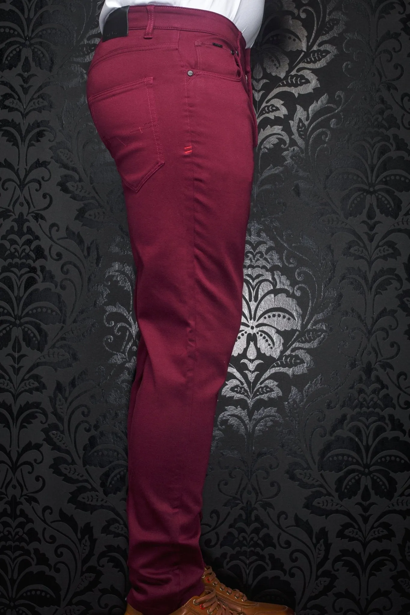 JEANS | JOHNNY-SKC, burgundy