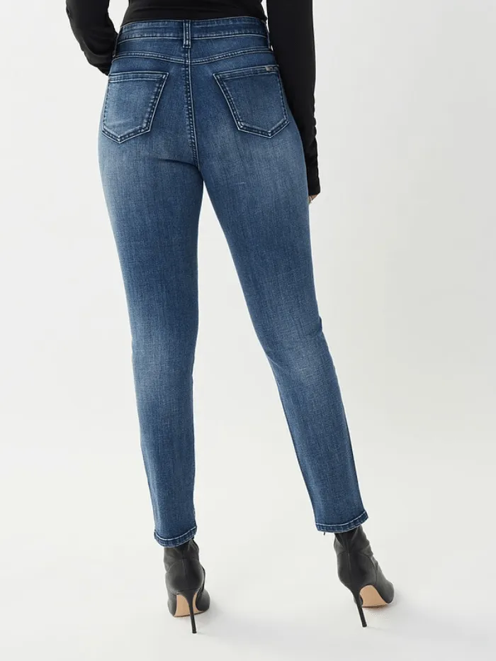 Joseph Ribkoff T Blue Embellished Front Jeans 223935 3699