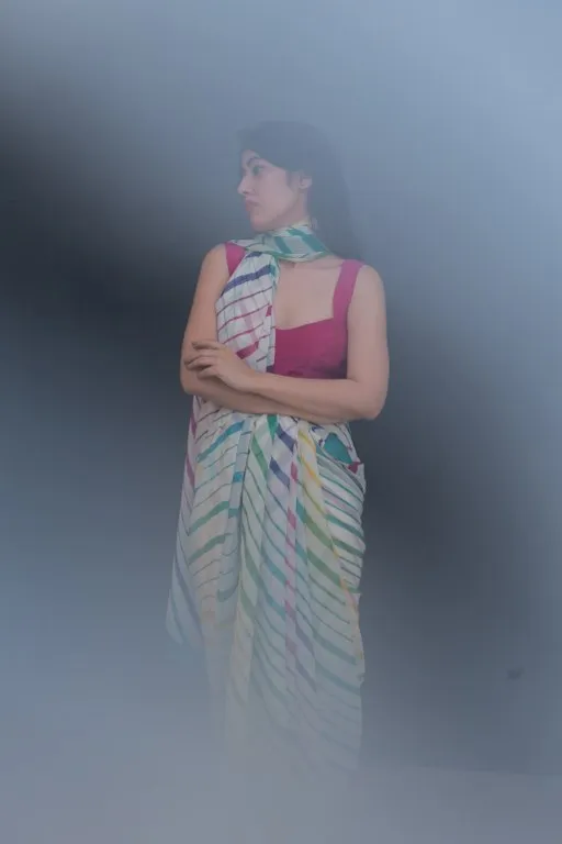 Kesar Leheriya Saree