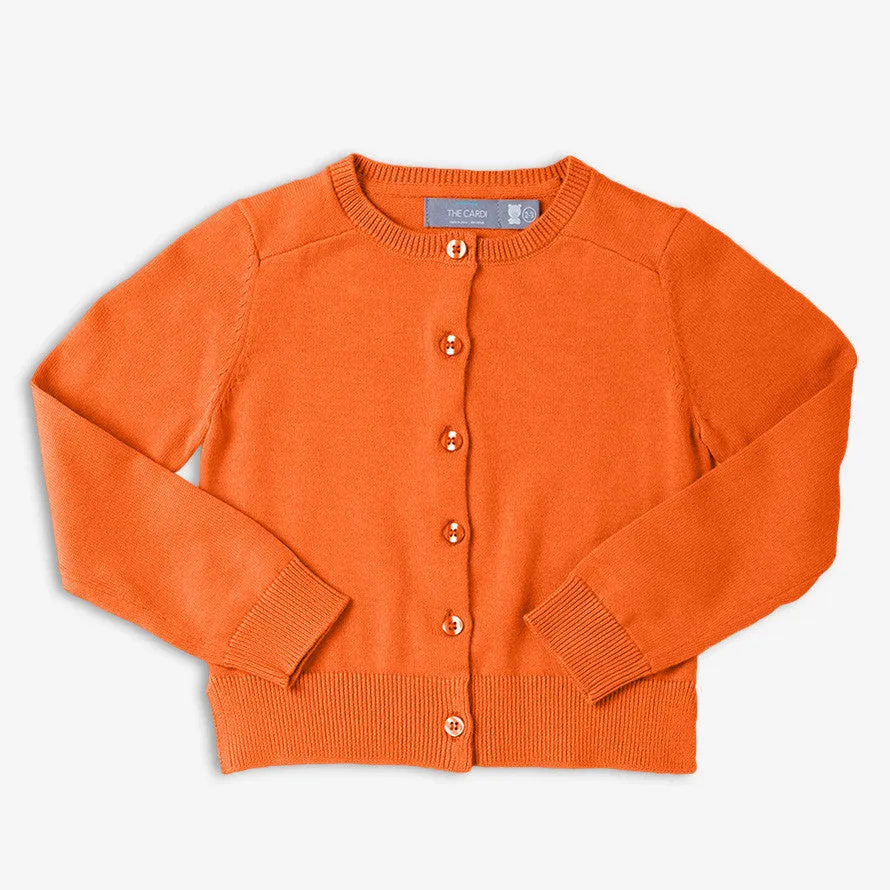 Kids cotton cardigan in seasonal colors