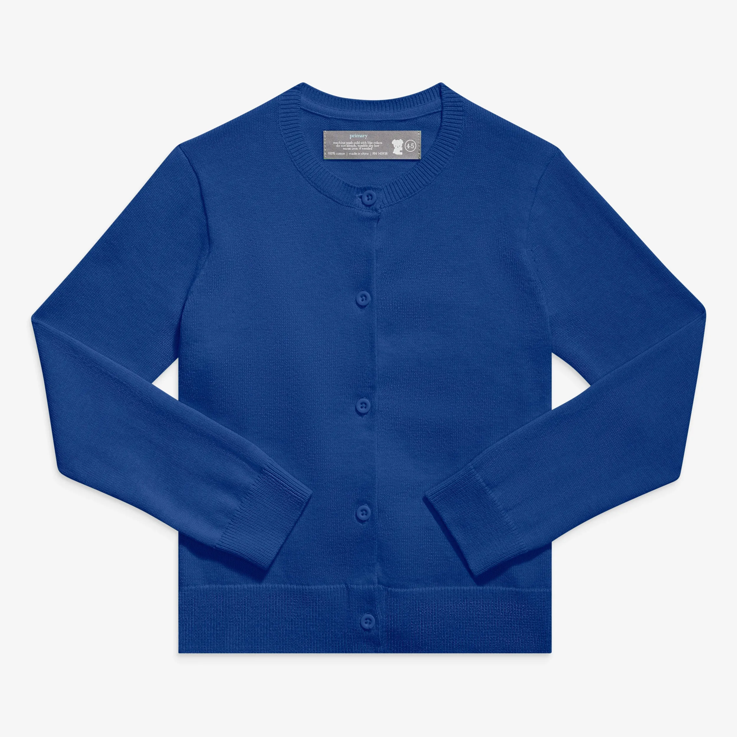 Kids cotton cardigan in seasonal colors