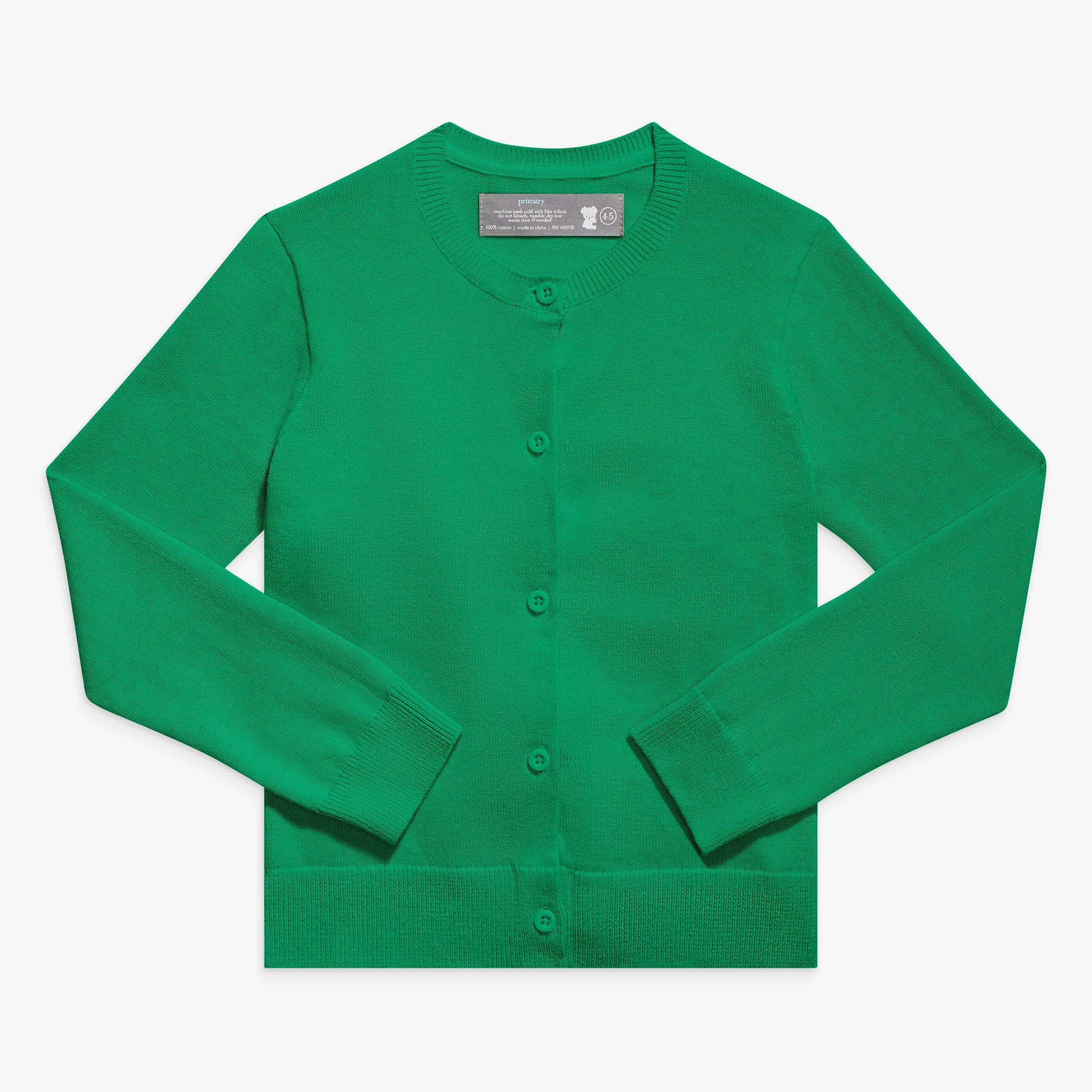 Kids cotton cardigan in seasonal colors