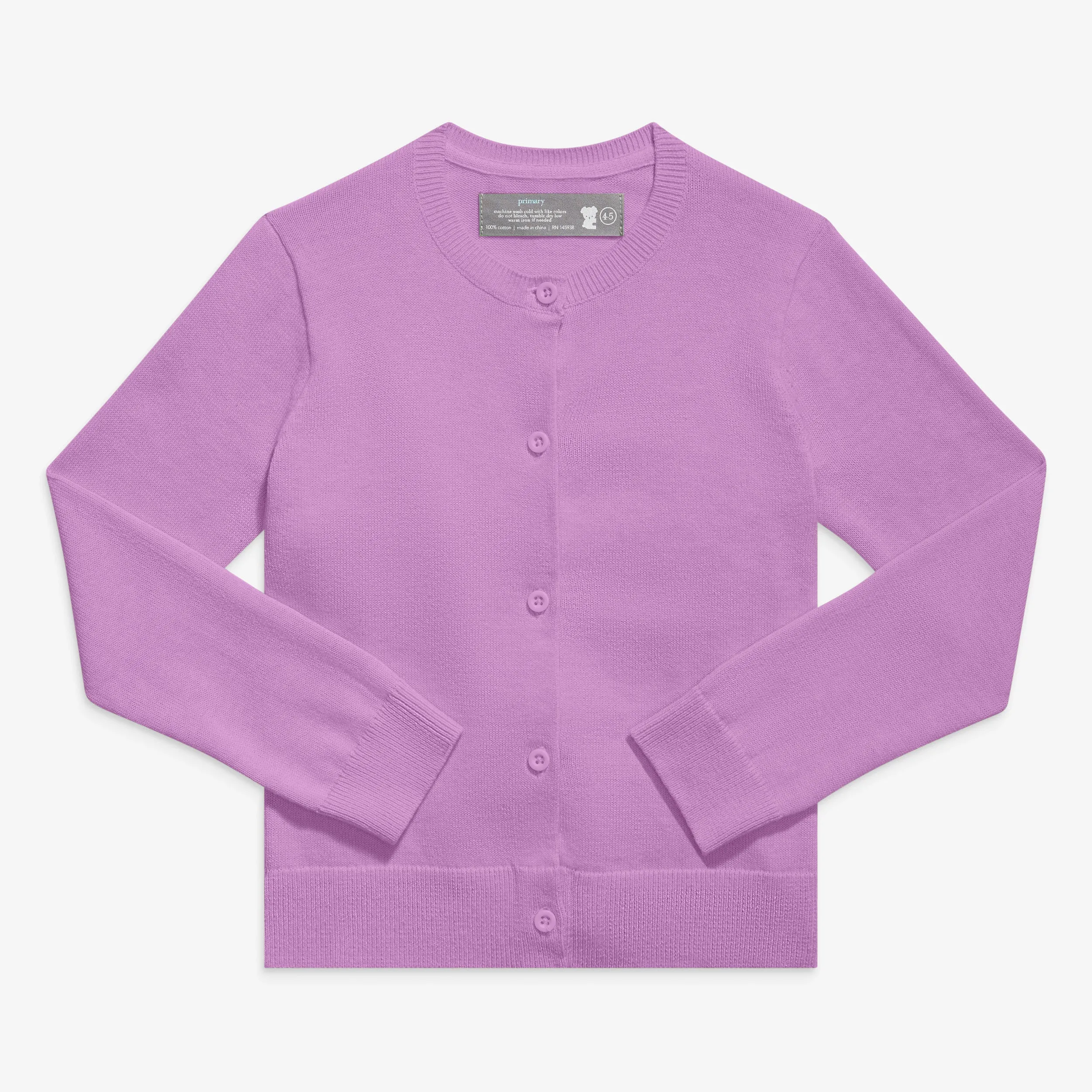 Kids cotton cardigan in seasonal colors