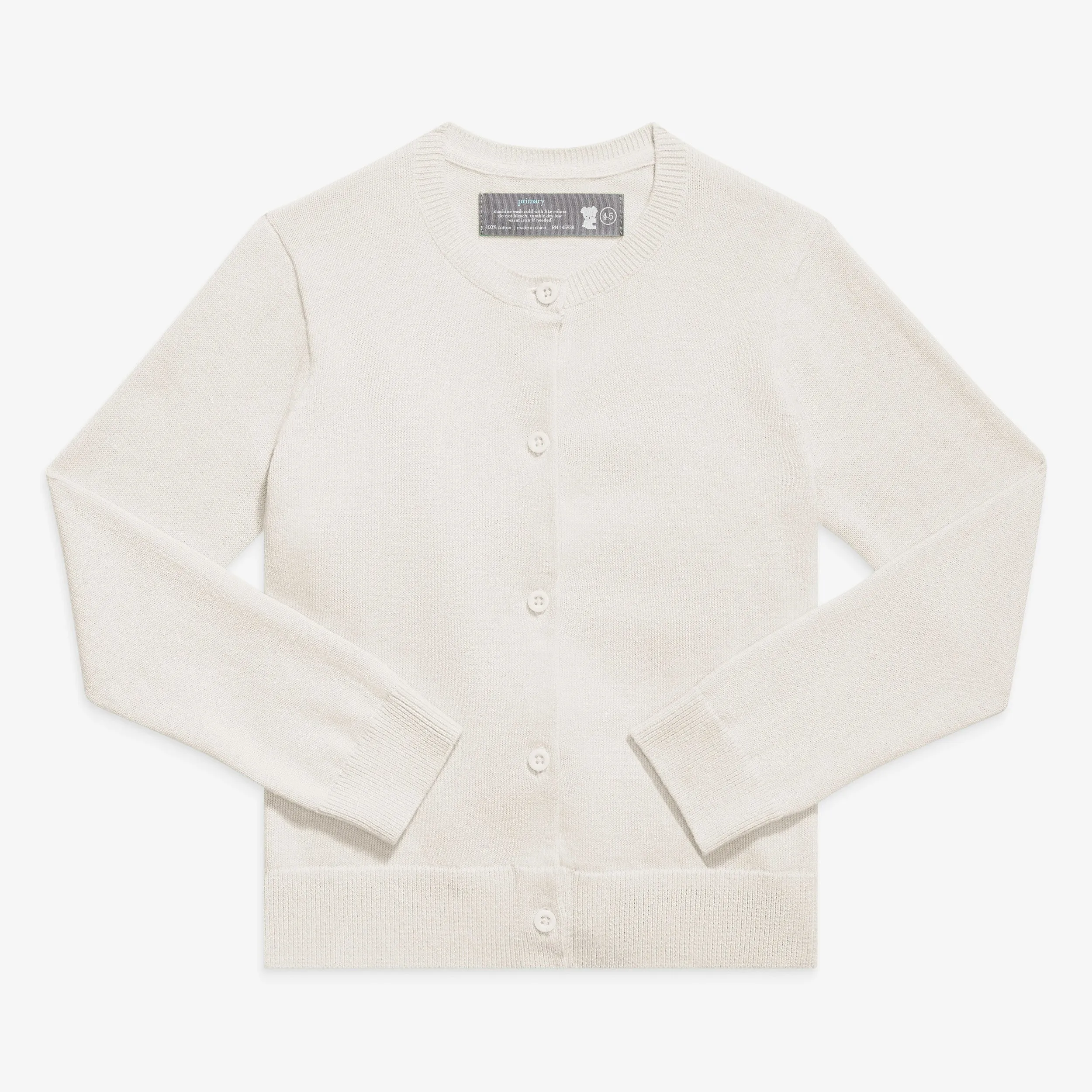 Kids cotton cardigan in seasonal colors