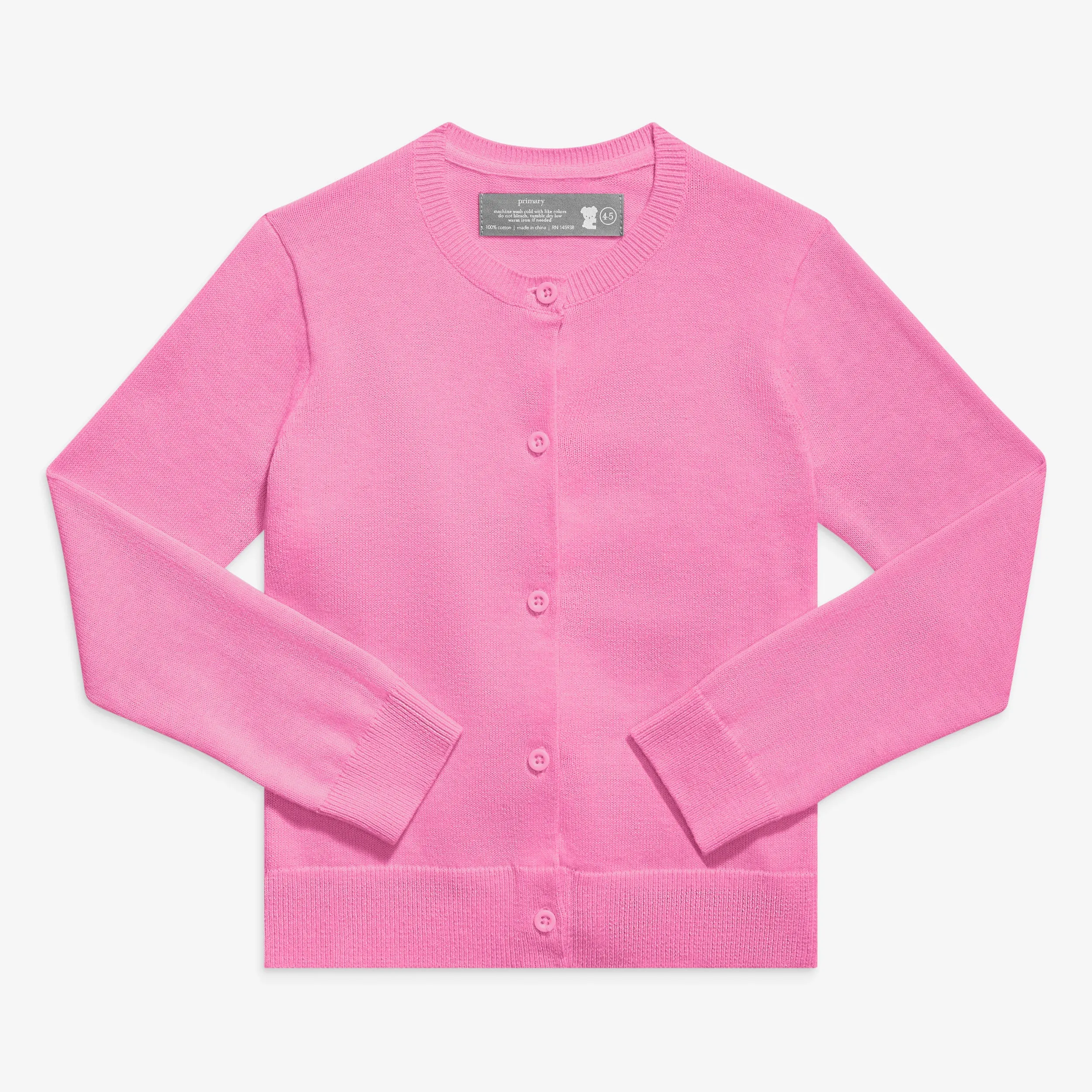 Kids cotton cardigan in seasonal colors