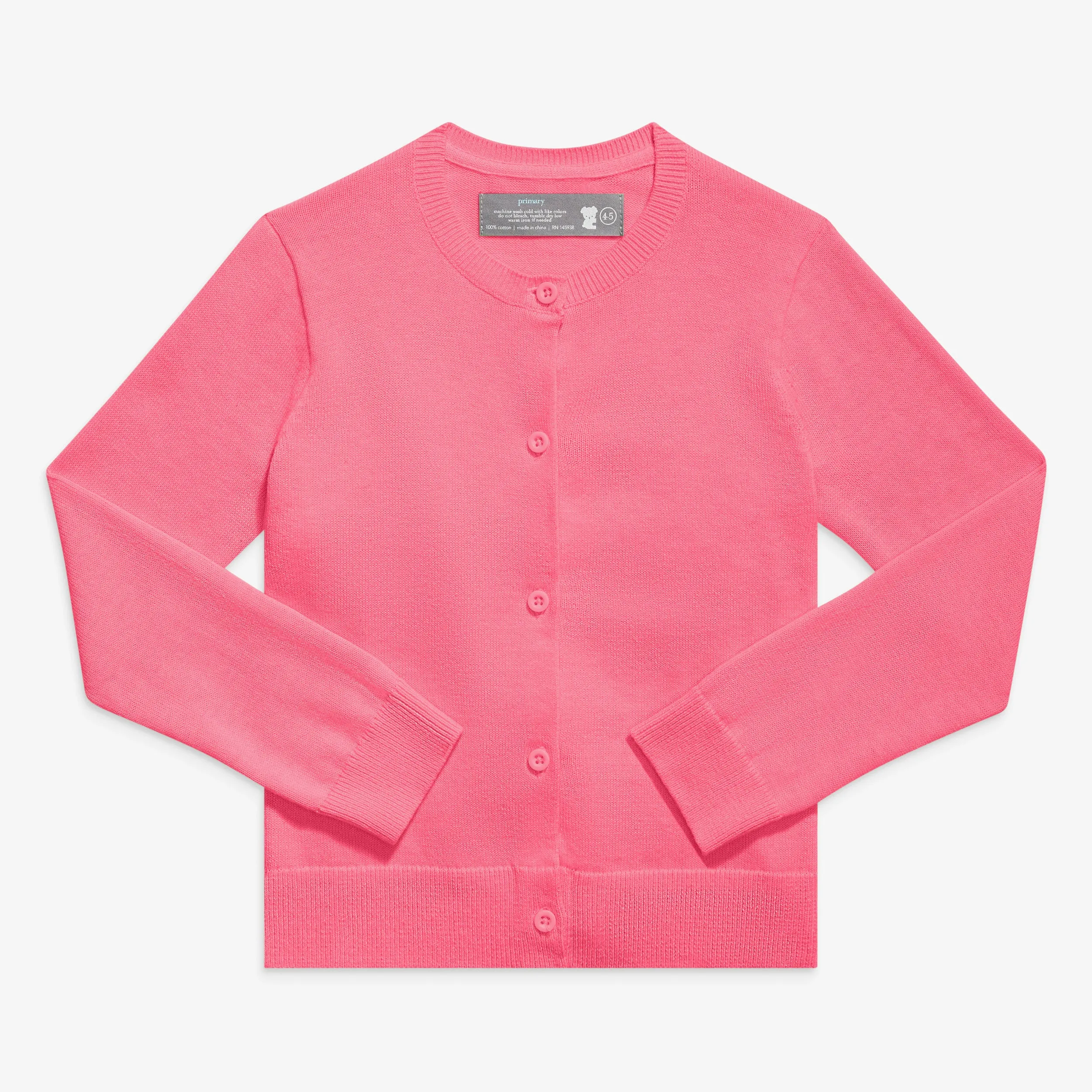 Kids cotton cardigan in seasonal colors