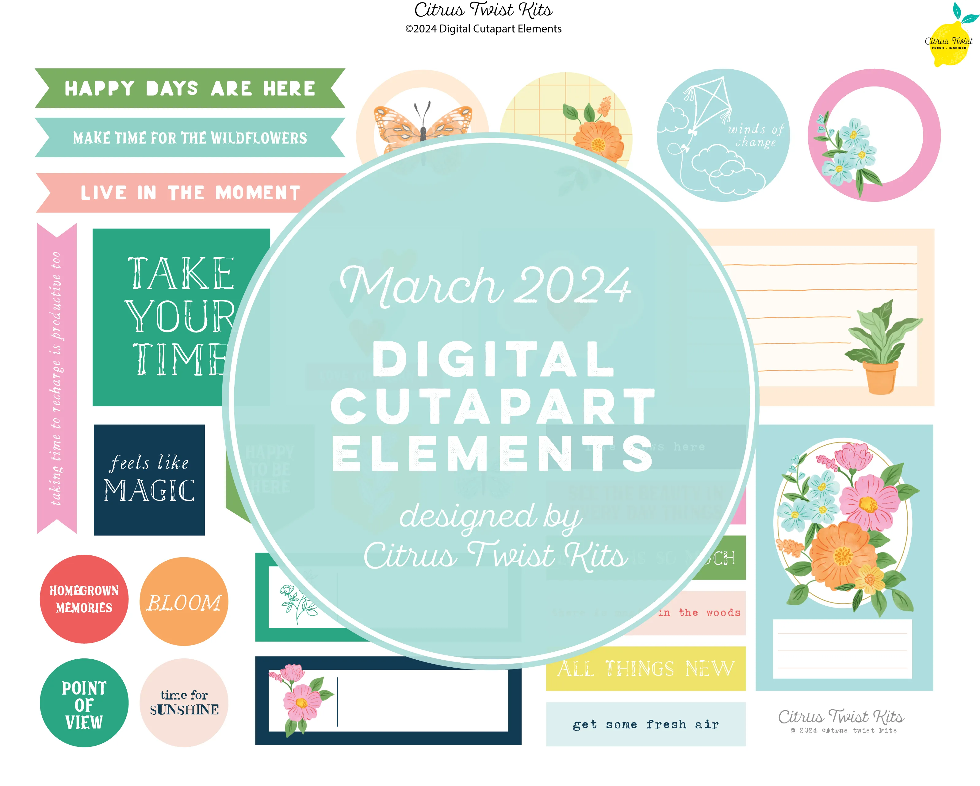 Life Crafted - SPRING MAGIC - Digital Elements