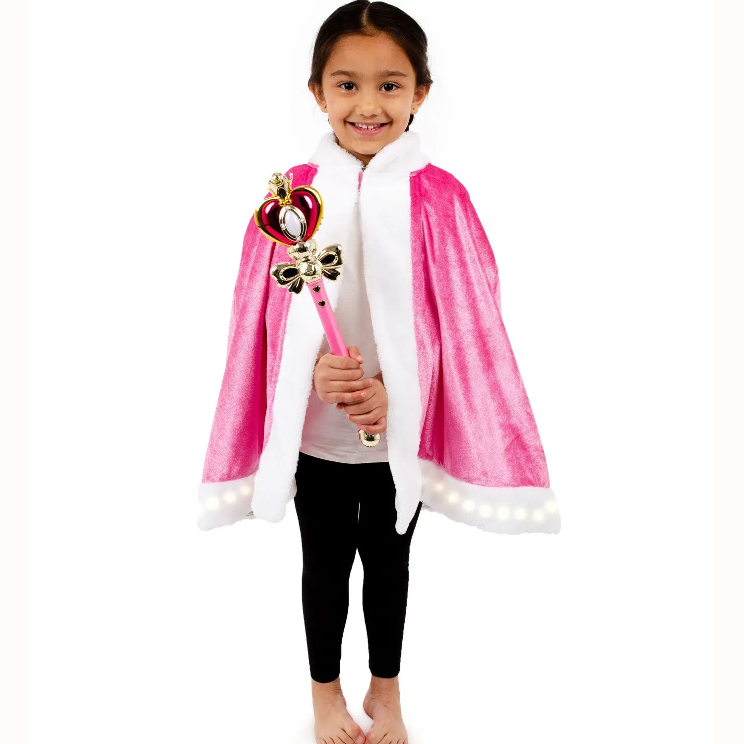 Light up Fairytale Cape -ivory