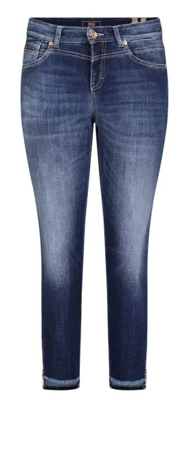 Mac Dream M Slim 5755 0389  Gold Label Jeans D671 Authentic Blue Net Wash Copper Zip