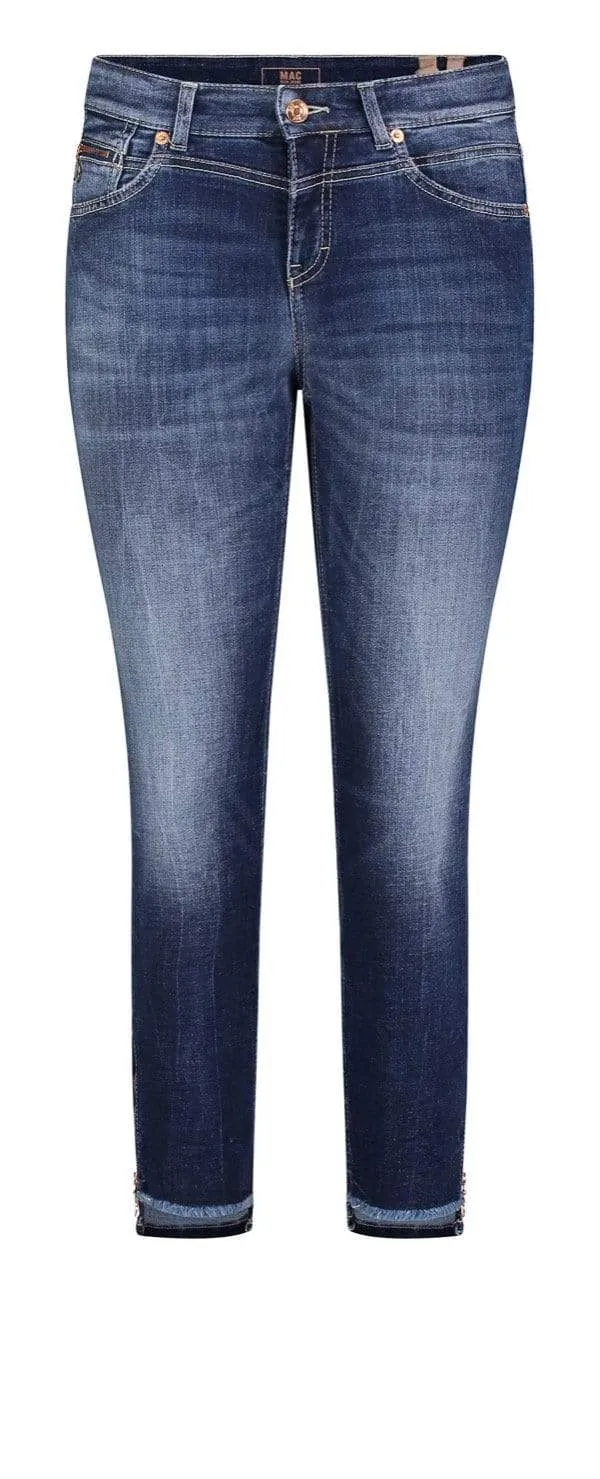 Mac Dream M Slim 5755 0389  Gold Label Jeans D671 Authentic Blue Net Wash Copper Zip
