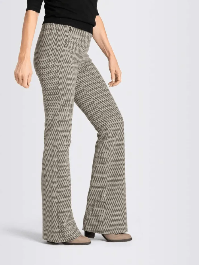 Mac T BOOT Zip Black Shimmer Trousers 5213 0172 913F