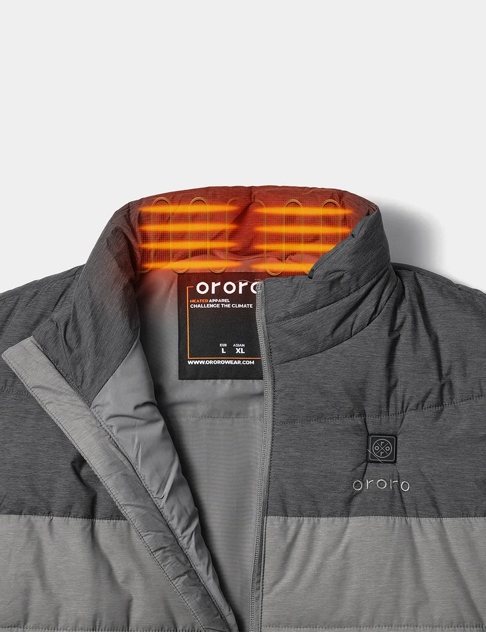 Men's Classic Heated Gilet - Black / Grey