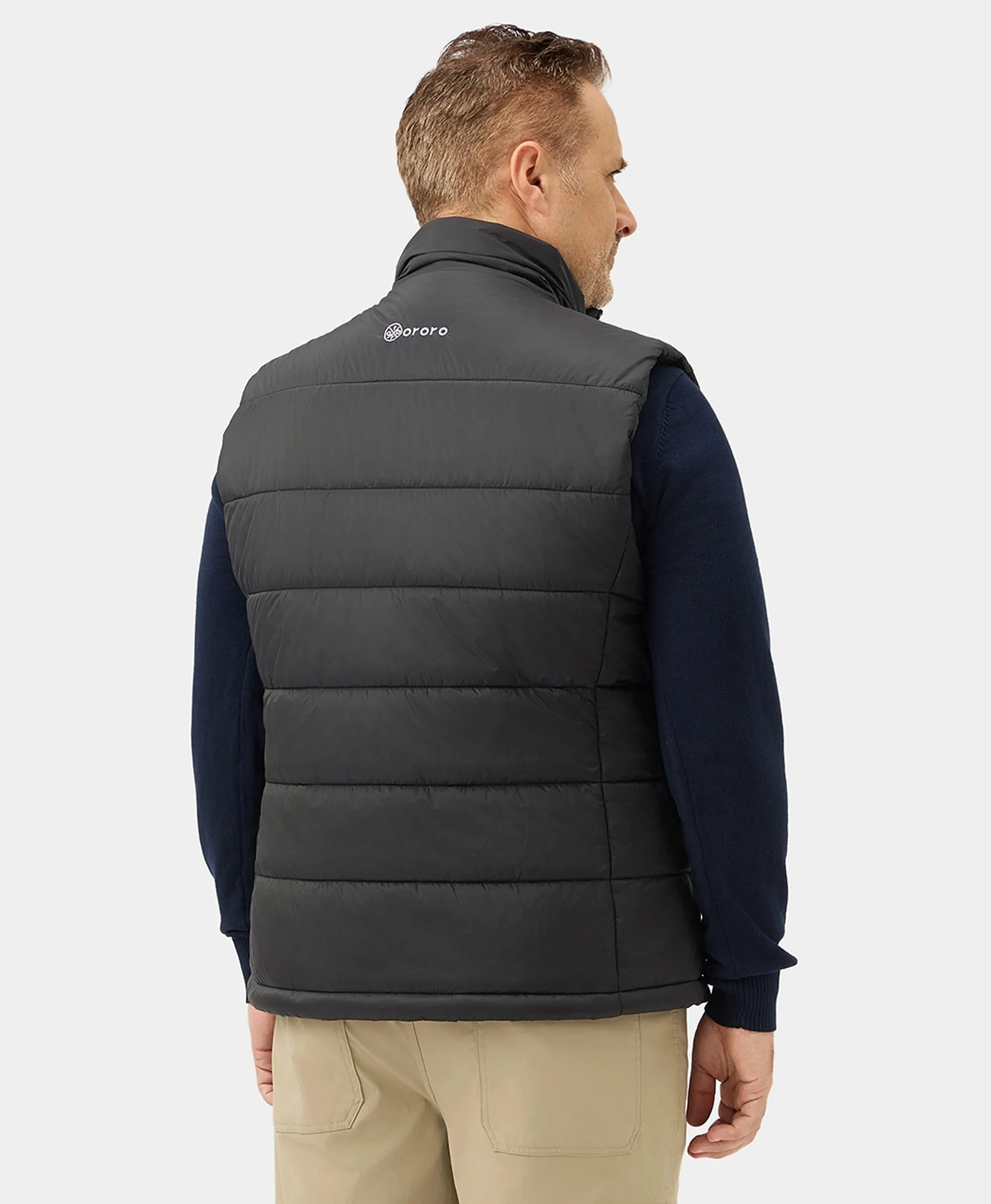 Men's Classic Heated Gilet - Black / Grey