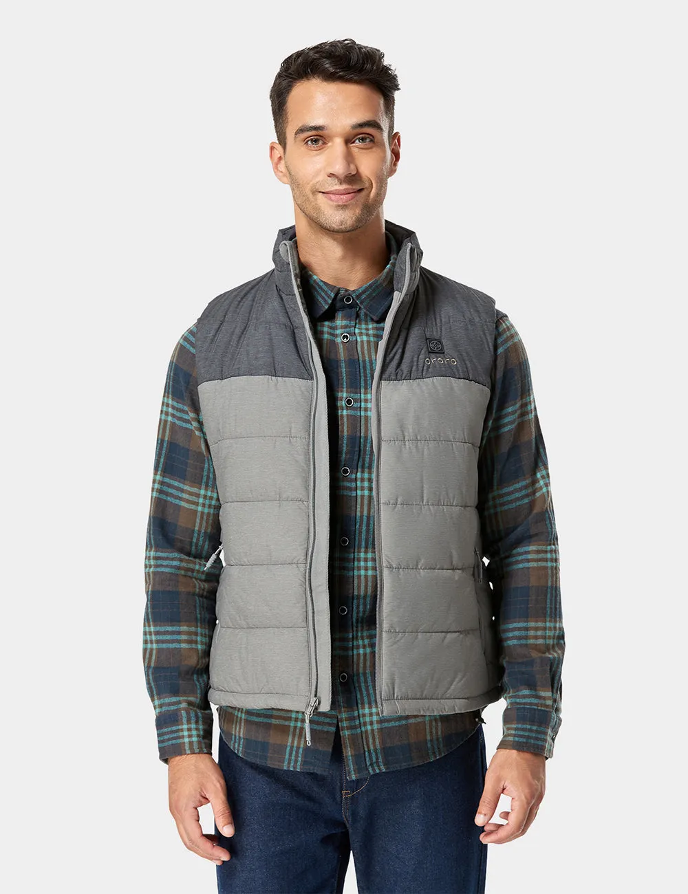 Men's Classic Heated Gilet - Black / Grey
