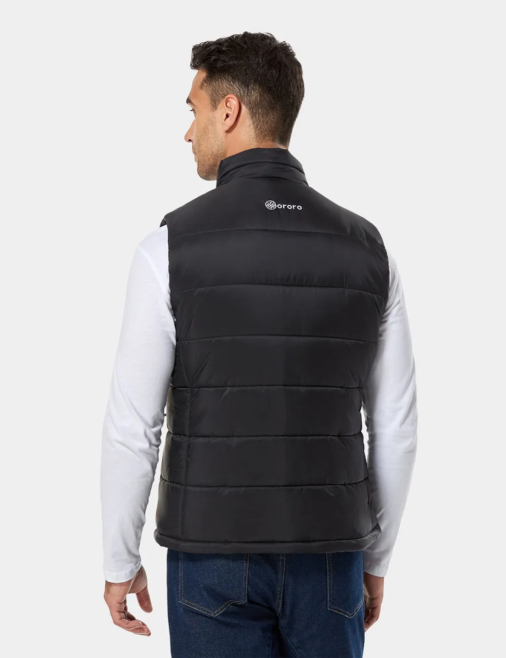 Men's Classic Heated Gilet - Black / Grey