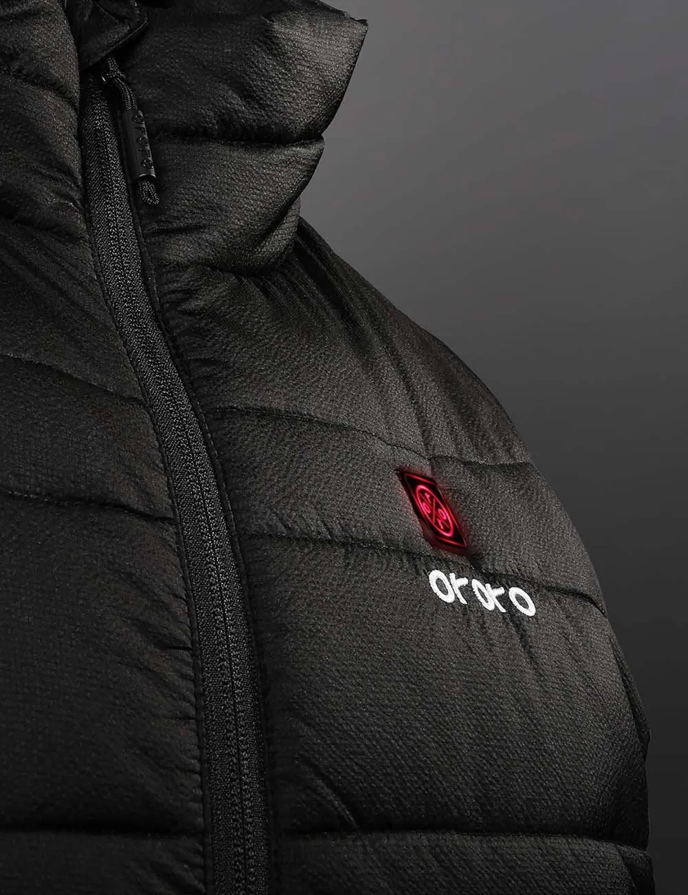 Men's Classic Heated Gilet - Black / Grey