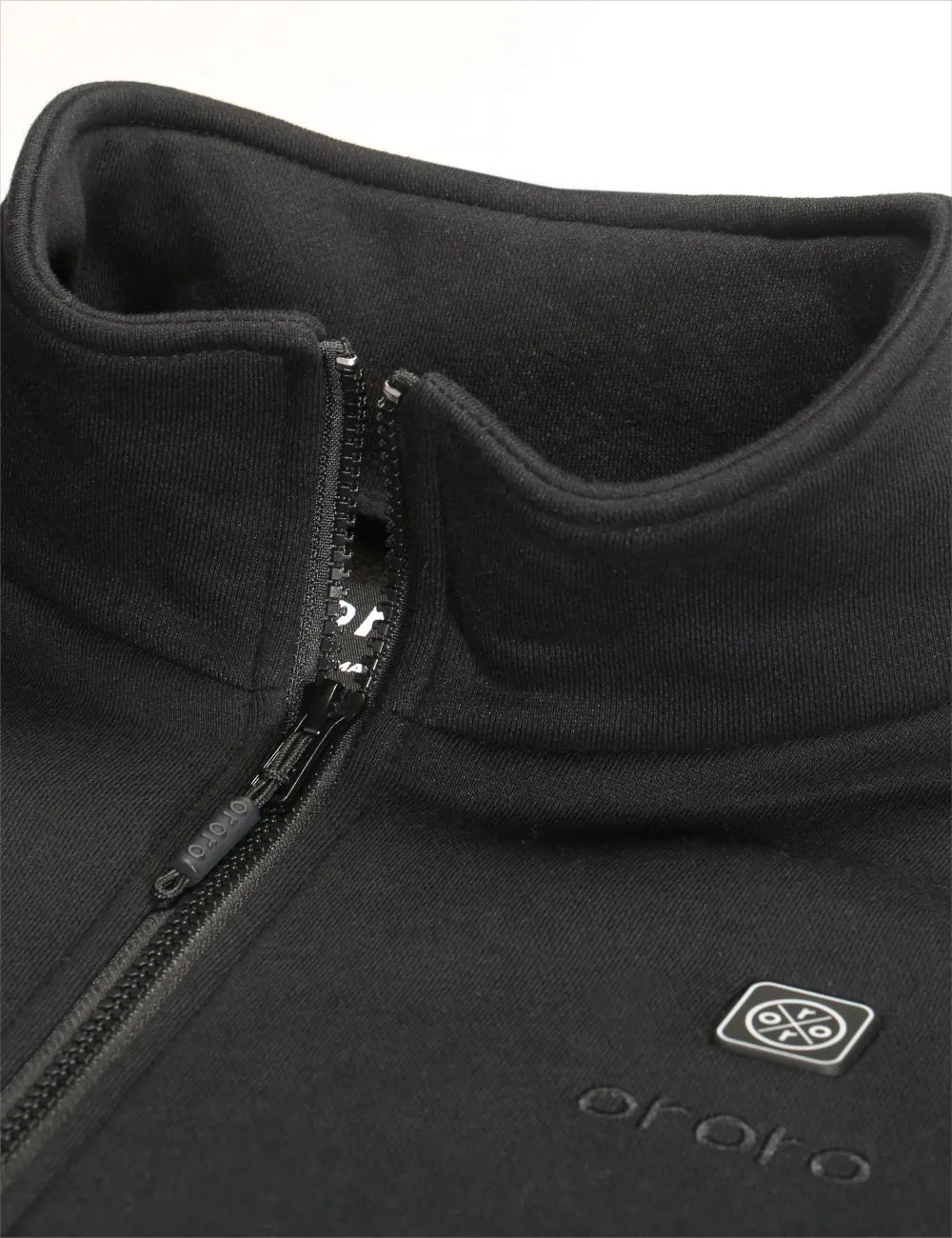 Men's Heated Fleece Gilet - Black