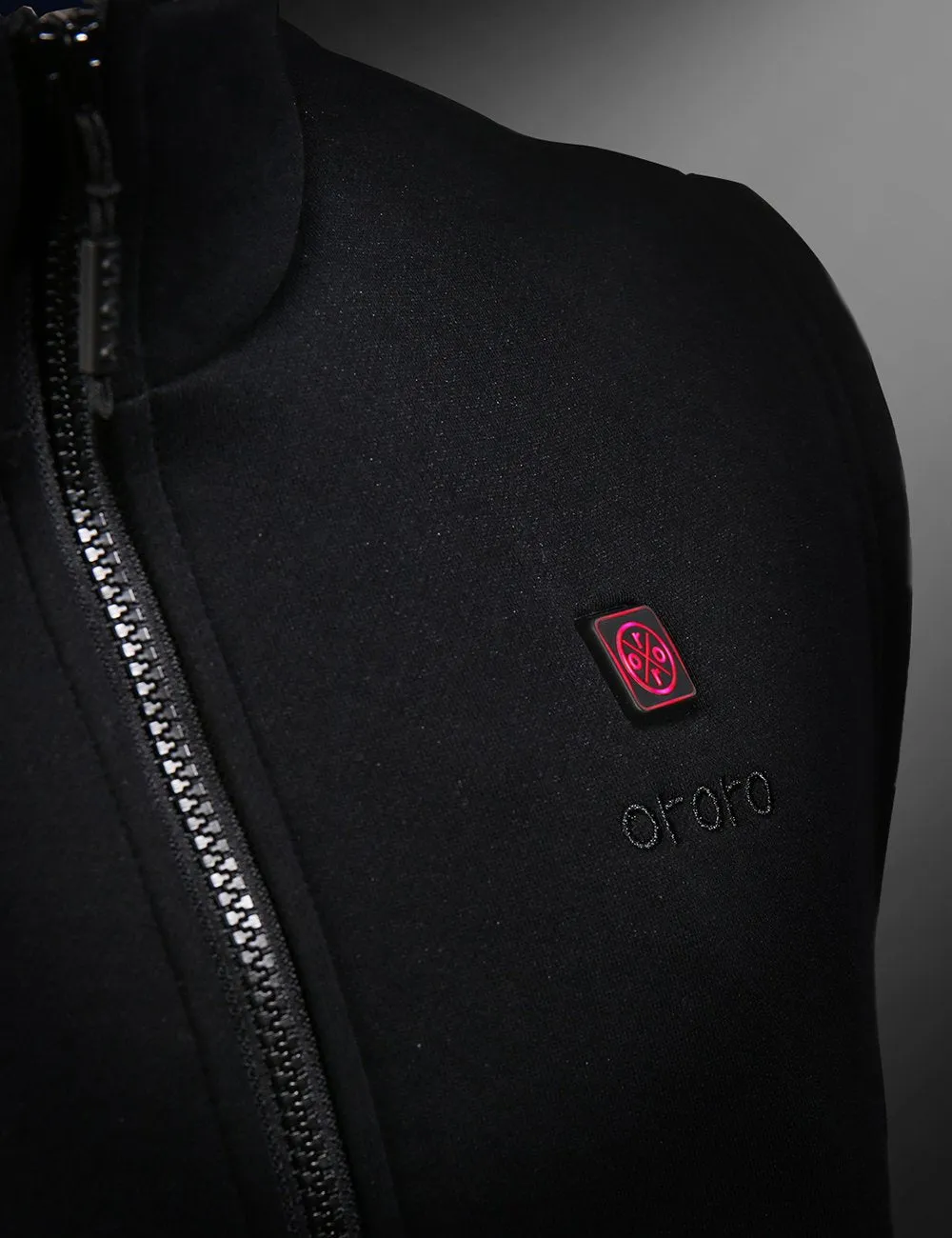 Men's Heated Fleece Gilet - Black