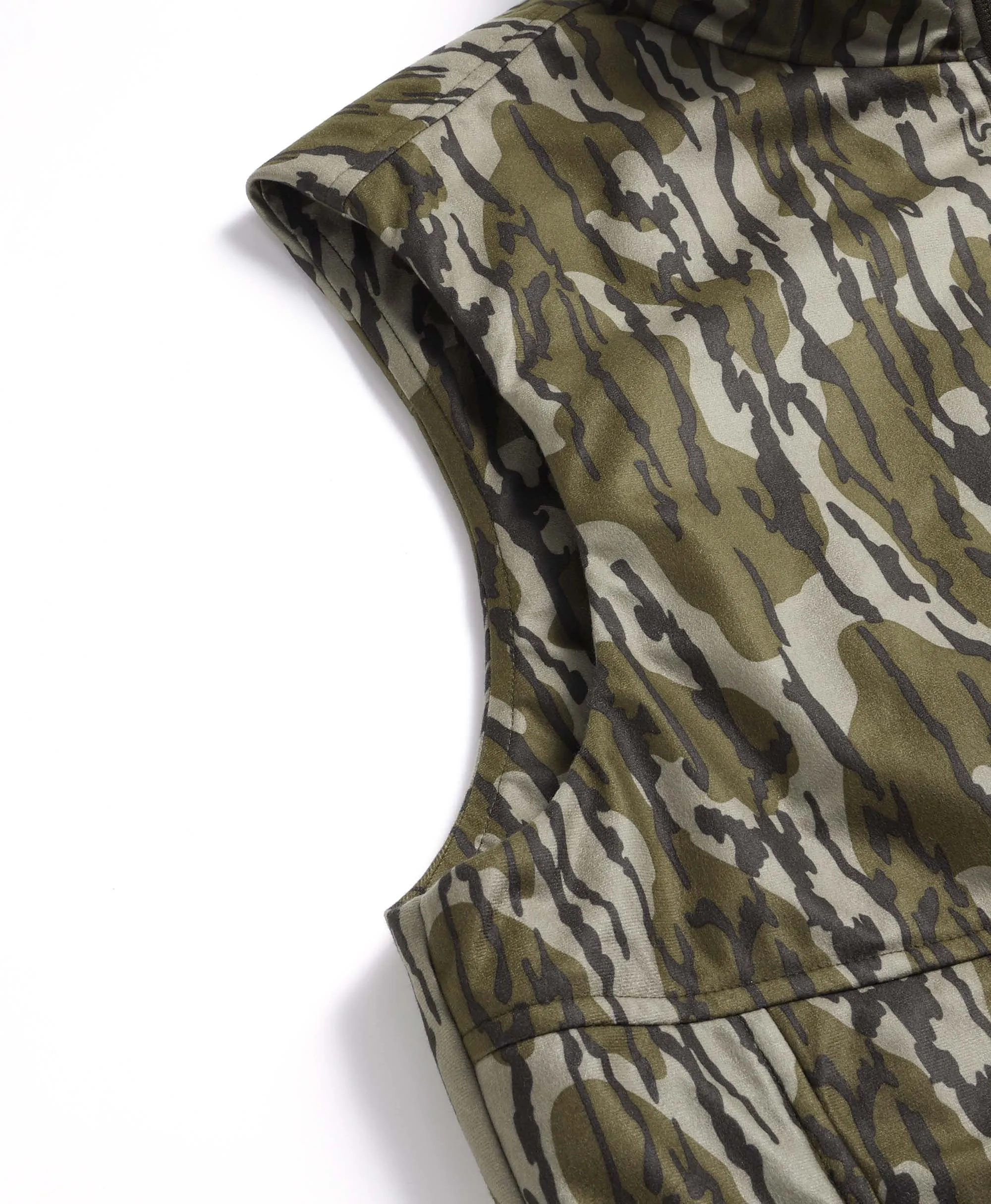 Men's Heated Hunting Gilet - Camouflage, Mossy Oak Bottomland