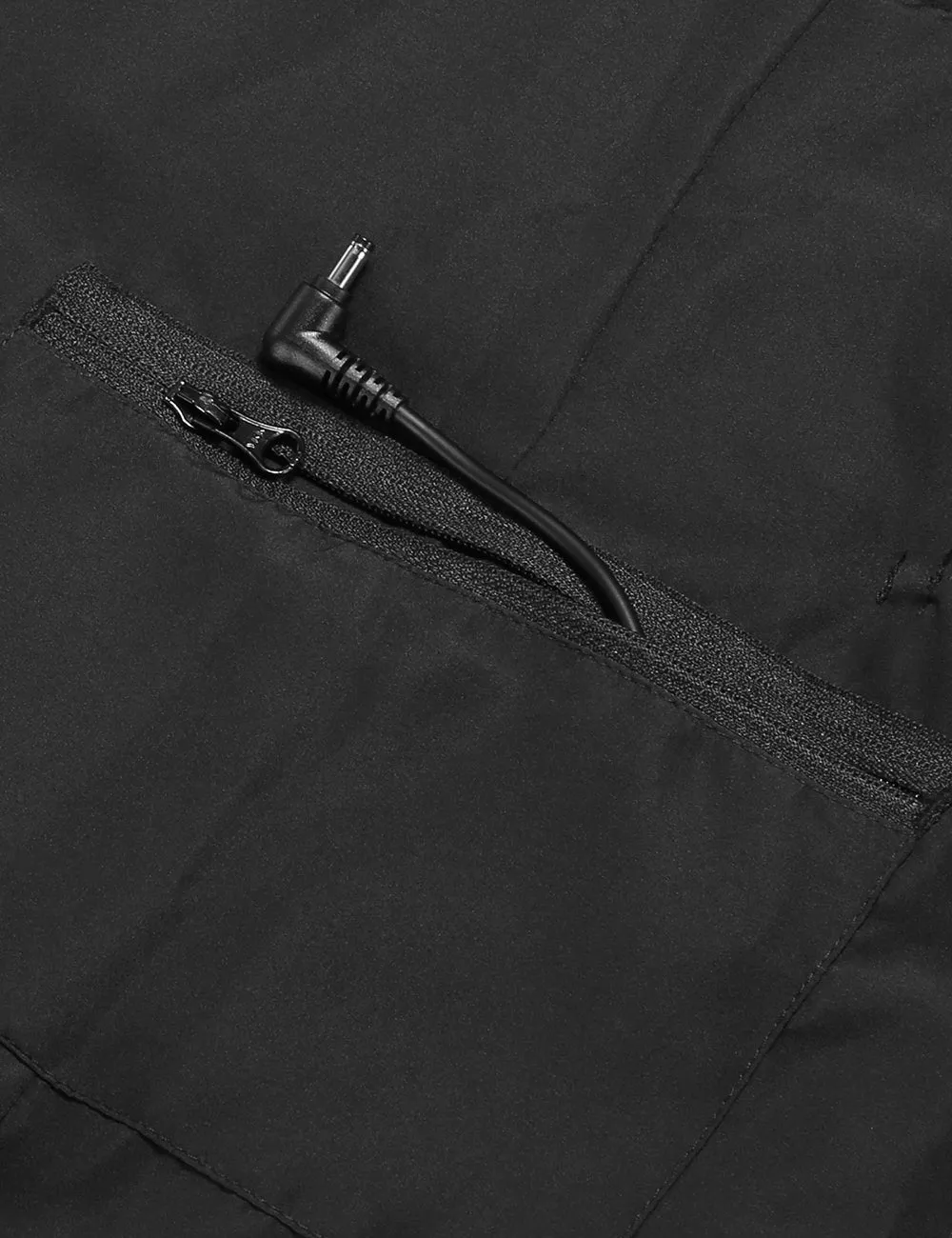 Men's Heated Lightweight Down Gilet - Black