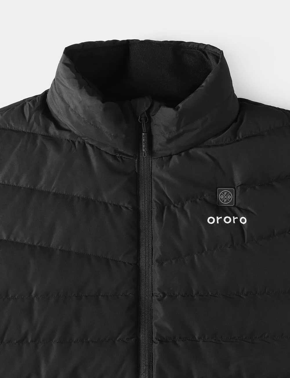 Men's Heated Lightweight Down Gilet - Black
