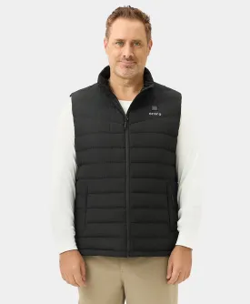 Men's Heated Lightweight Down Gilet - Black