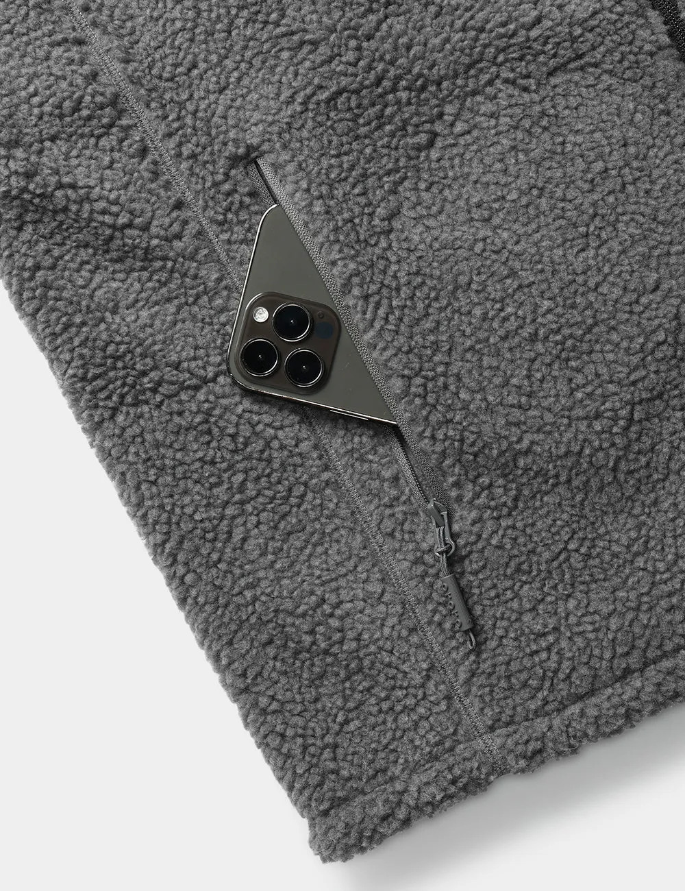 Men's Heated Recycled Fleece Gilet - Grey