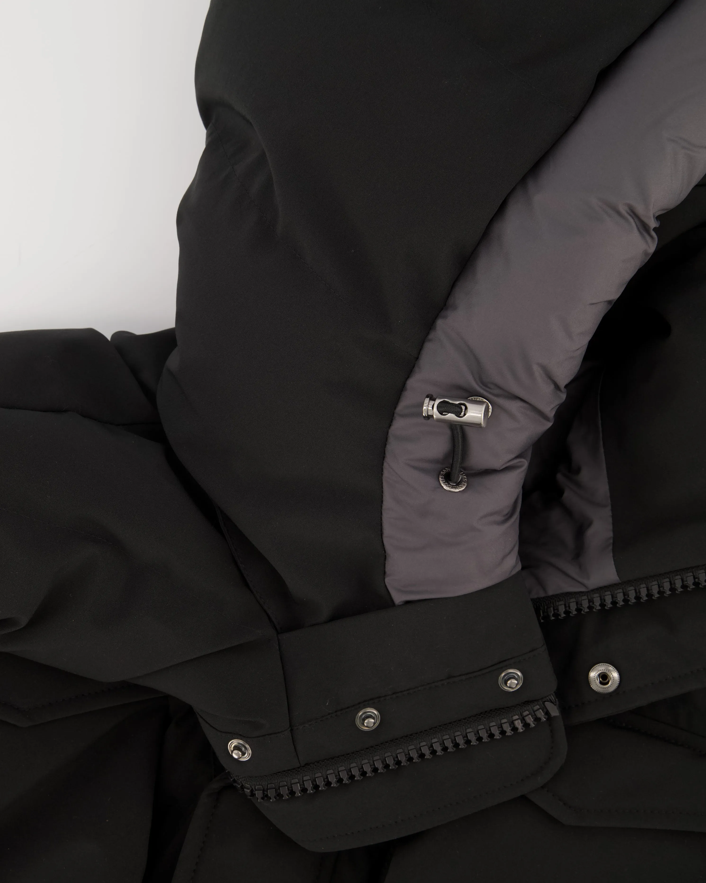Men's Sandbanks Branksome Black Long Puffer Jacket
