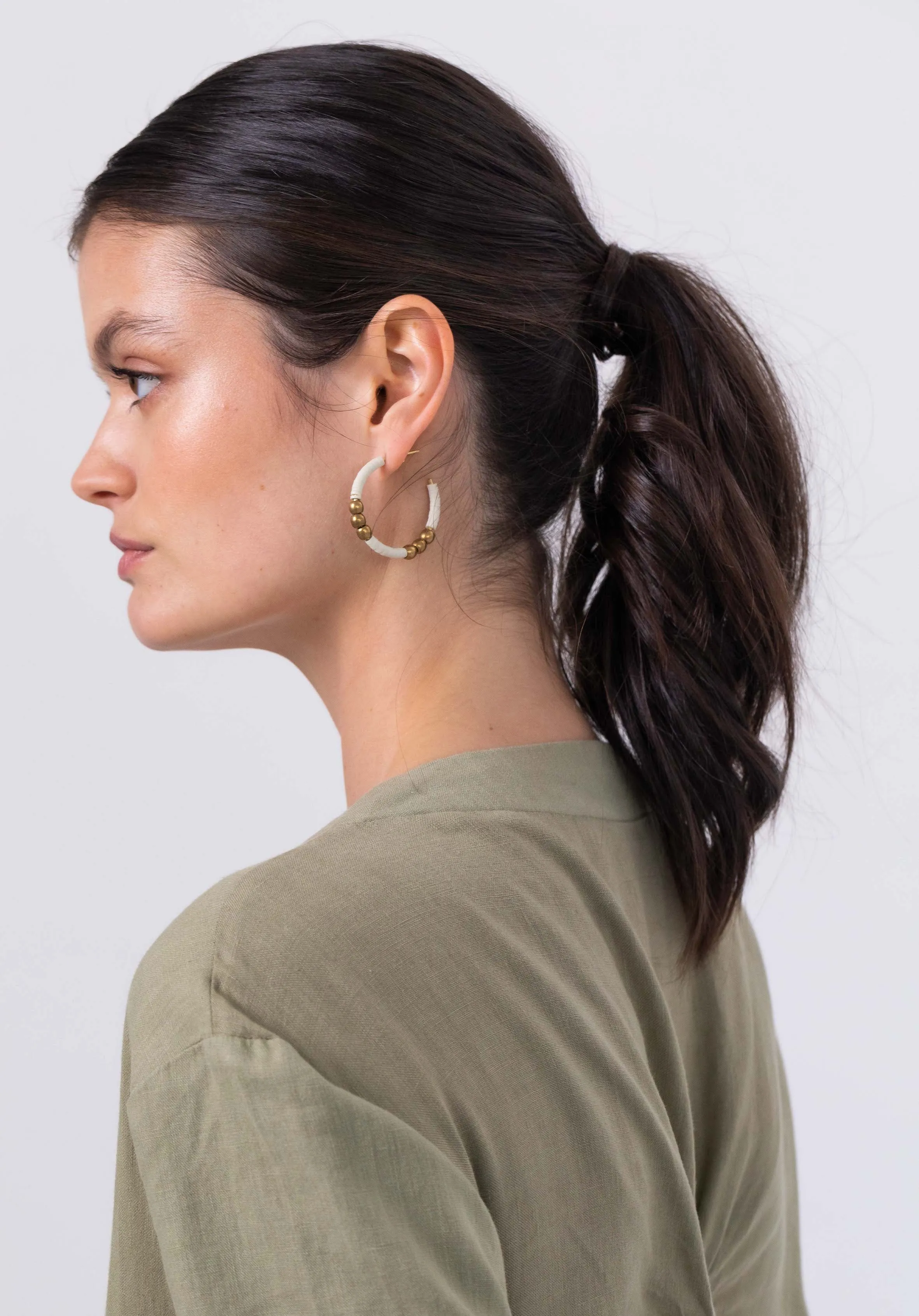 Ntesh Hoops Ivory